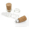 Hot Selling Glass Jar Wooden Cork USB Flash Drive